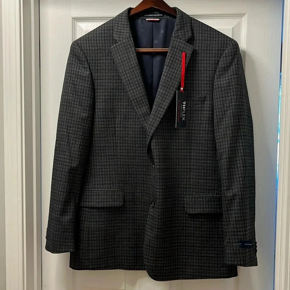 Tommy Hellinger men’s modern fit suit coat, blazer